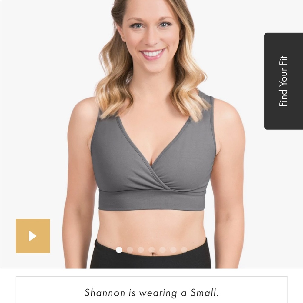 Kindred Bravely Organic Cotton Nursing & Sleep Bra Size Small